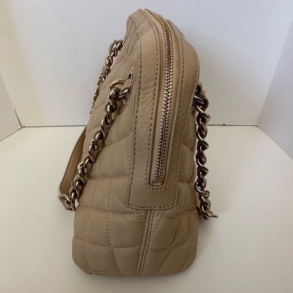 ✨Like New!! KATE SPADE Gold Coast Georgina Quilted Leather Cashew Handbag Purse - Picture 10 of 16